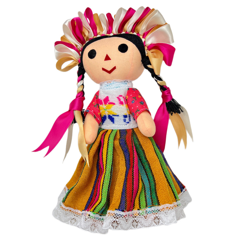 María Traditional Mexican Lelé Doll