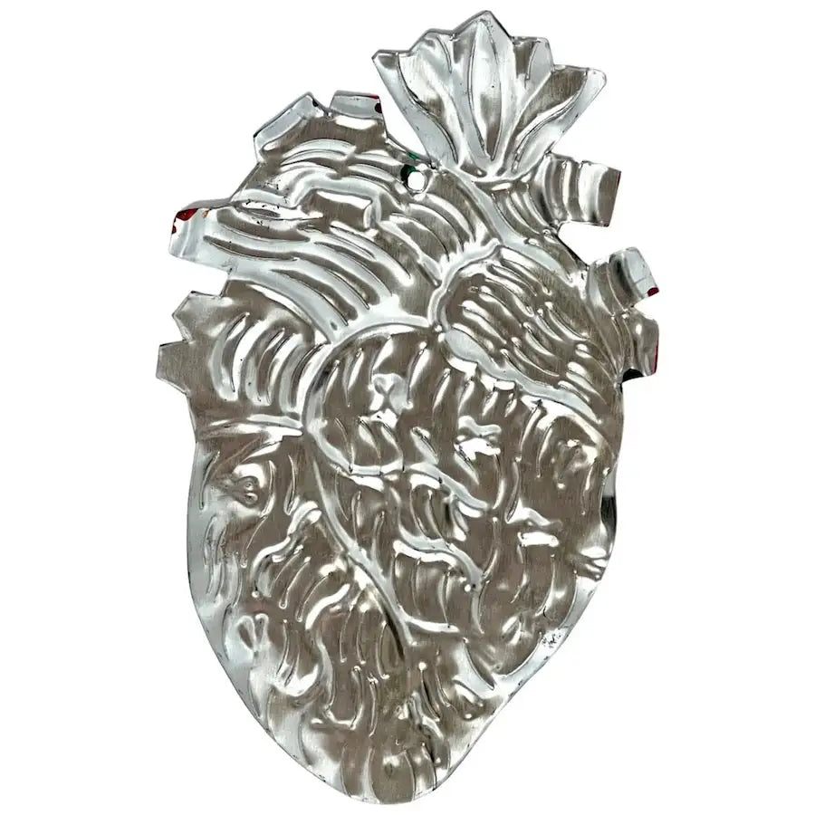 My True Heart - Medium Tin Mexican Milagro