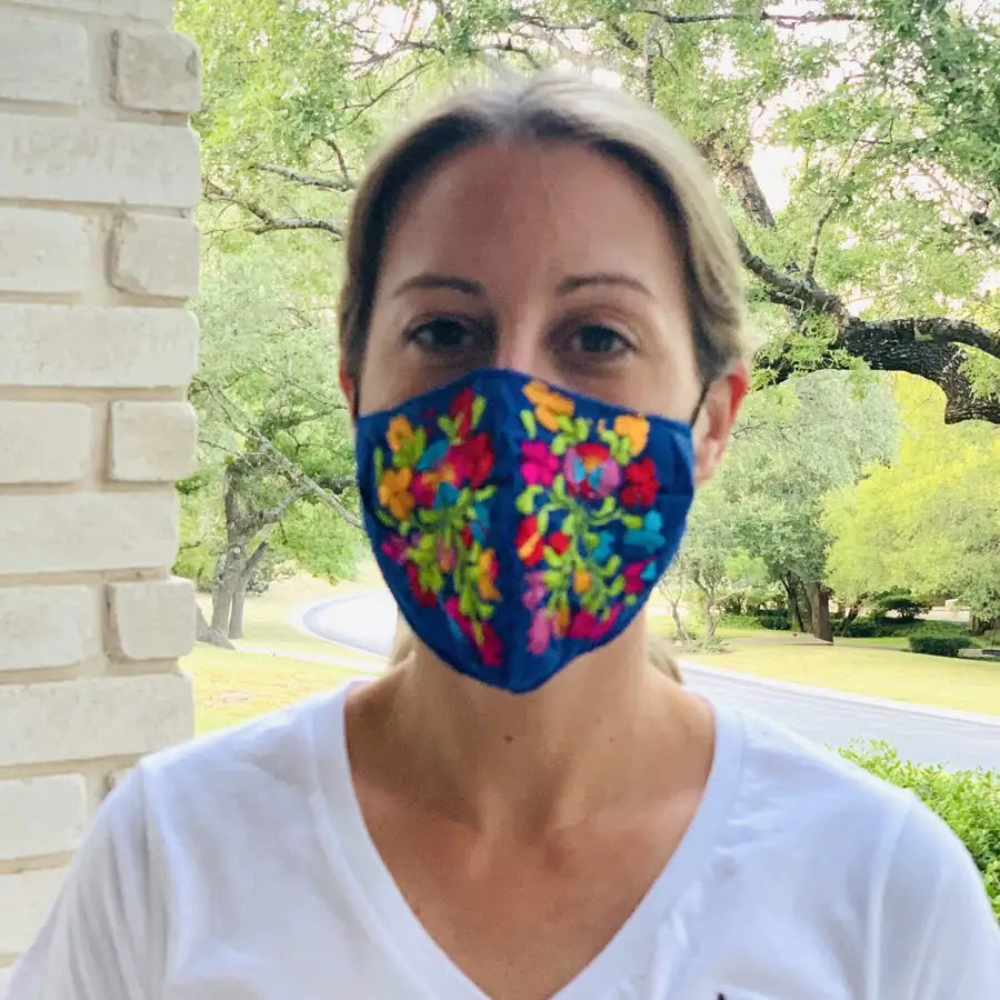 Mexican Reusable Face Mask Handmade in OAXACA Mexico - 7