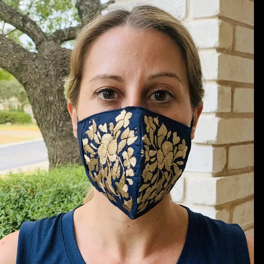 Mexican Reusable Face Mask Handmade in OAXACA Mexico - 10