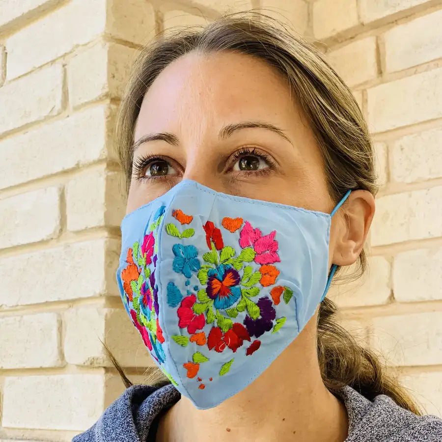 Mexican Reusable Face Mask Handmade in OAXACA Mexico - 11