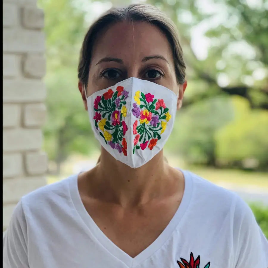 Mexican Reusable Face Mask Handmade in OAXACA Mexico - 5