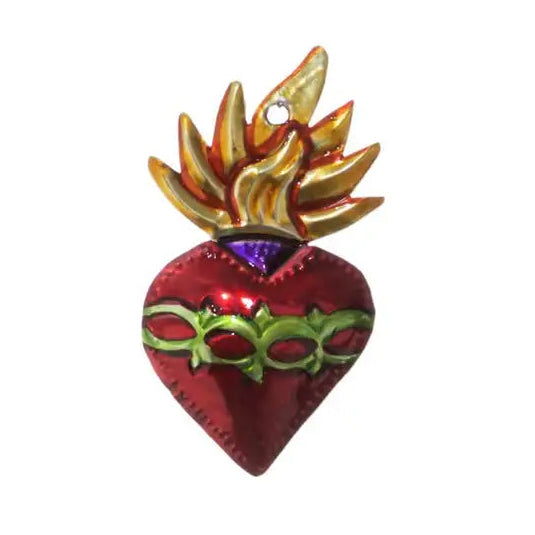 Mini Mexican Milagros Tin Hearts - 2
