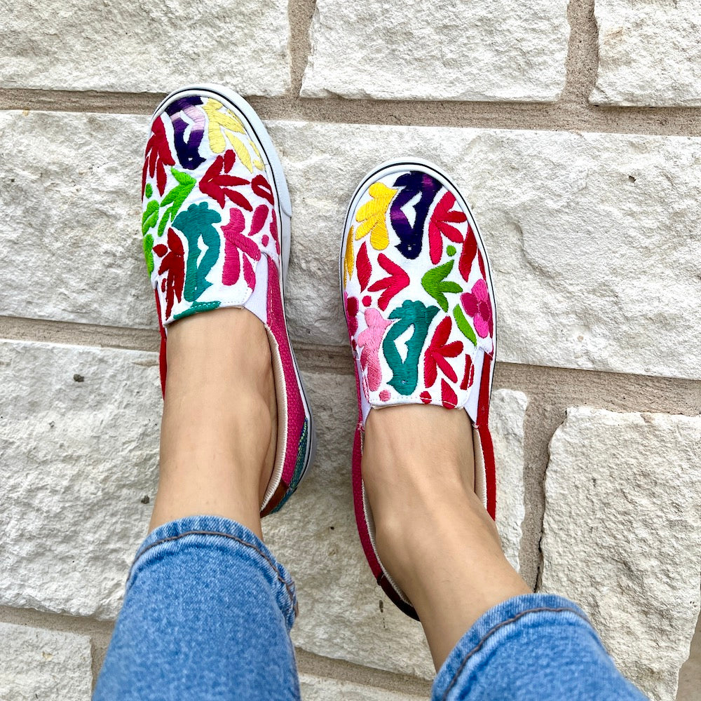 Multicolor Jalapa Embroidered Sneakers