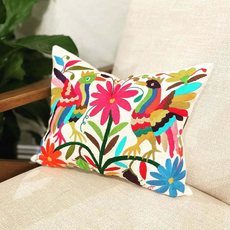 Otomí Hand-Embroidered Pillow Covers - 1