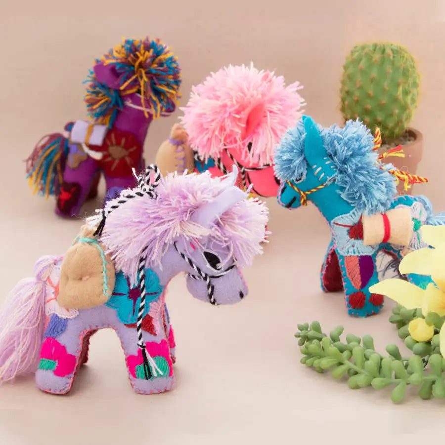 Horse Hand-Embroidered Stuffed Animal