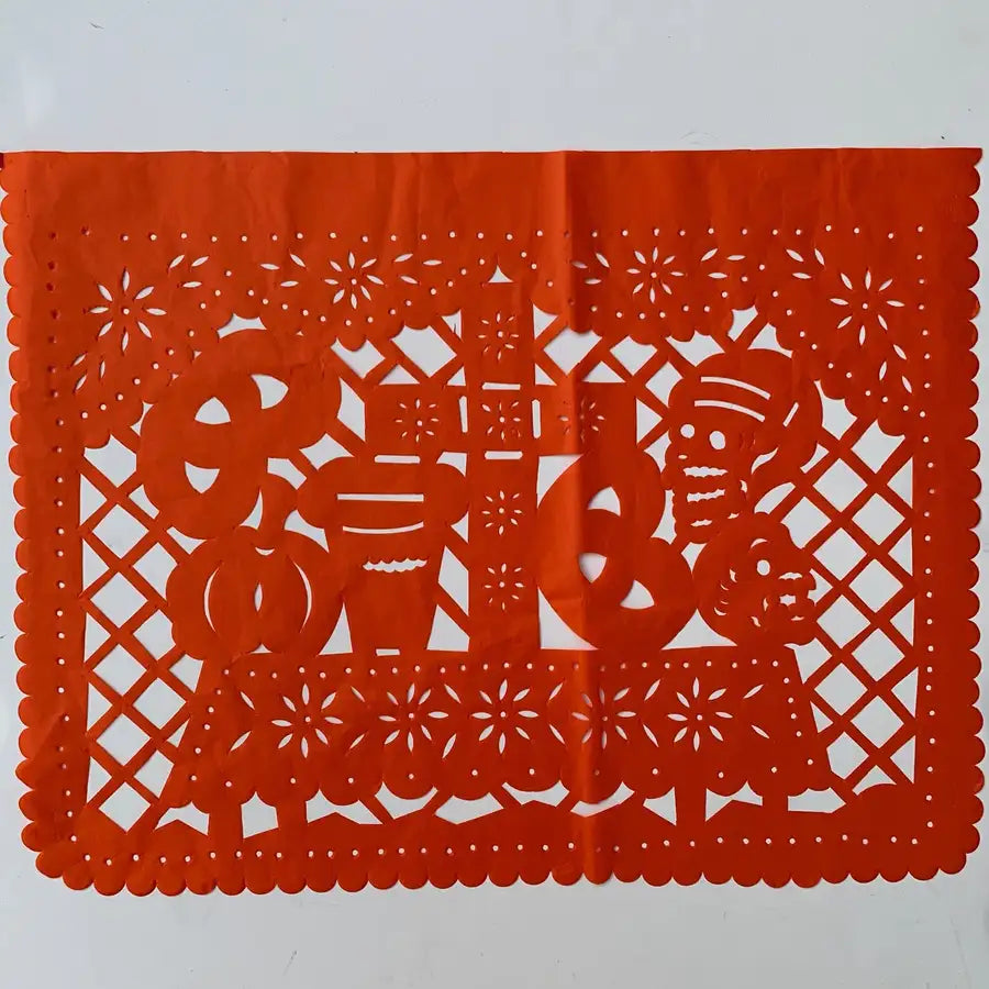 Papel Picado Traditional Individual Paper Cutout - 9