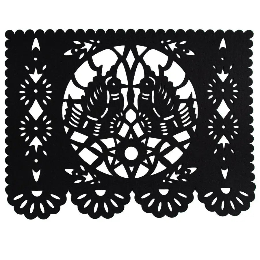 Felt "Papel Picado" Black Placemats - 2