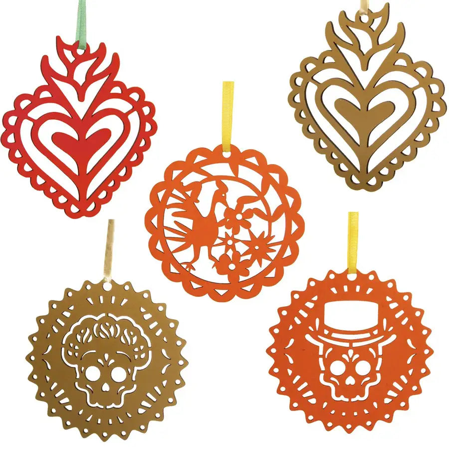 "Papel Picado" Hanging Ornaments