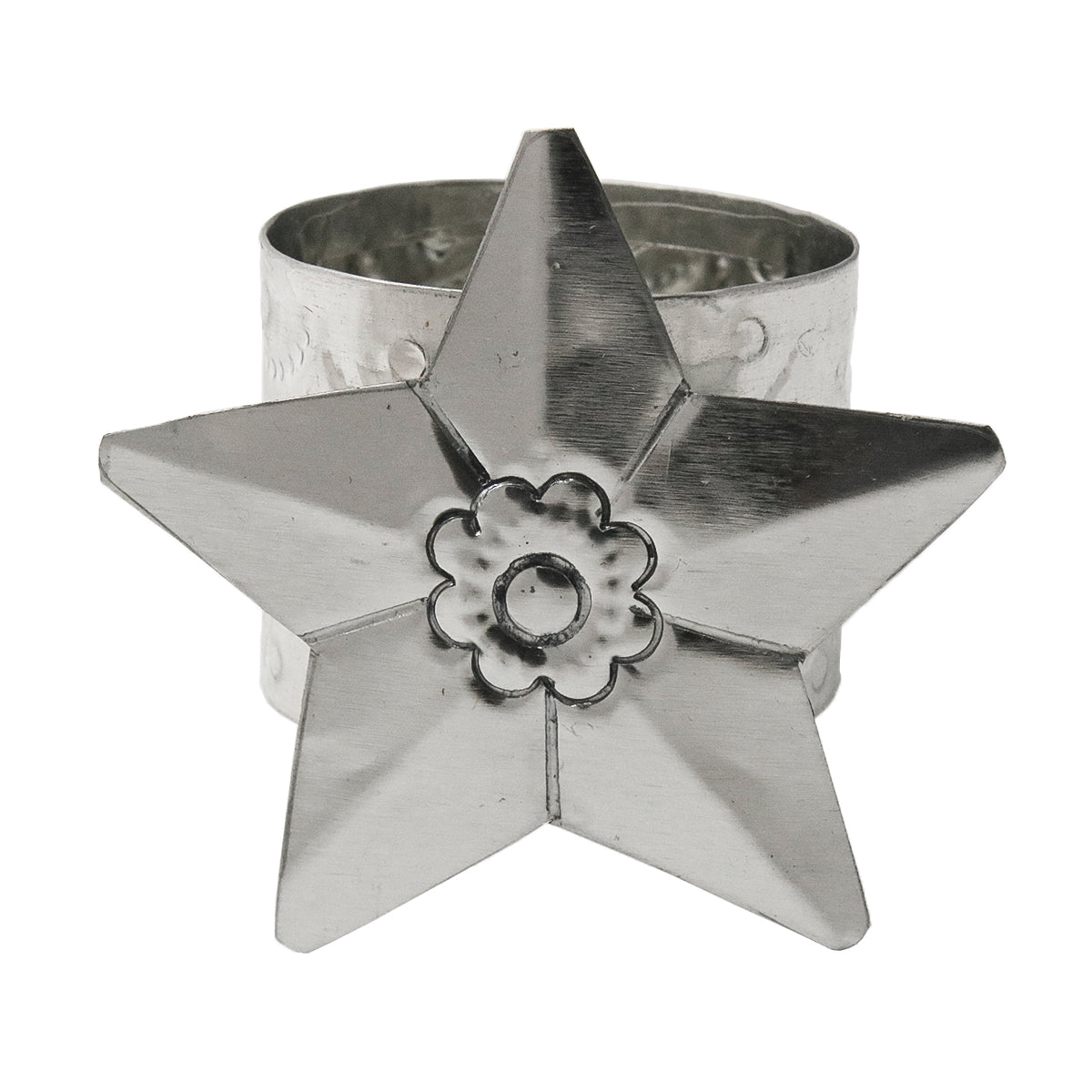 Heart Tin Art Milagro Napkin Ring