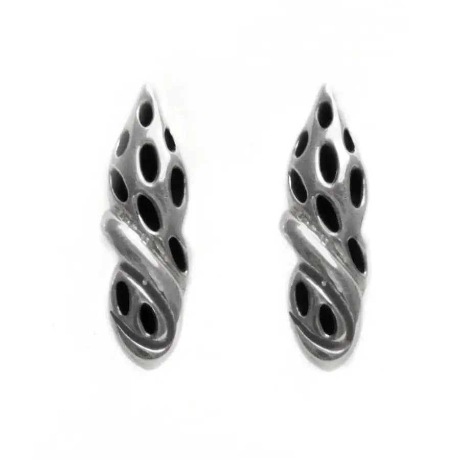 Sterling Silver Cocoon Earrings - Capullo Collection - 2