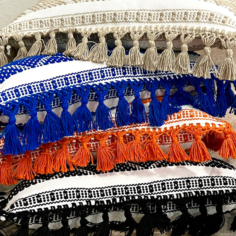 Telar Woven Lumbar Pillow Covers (18” x 10”)