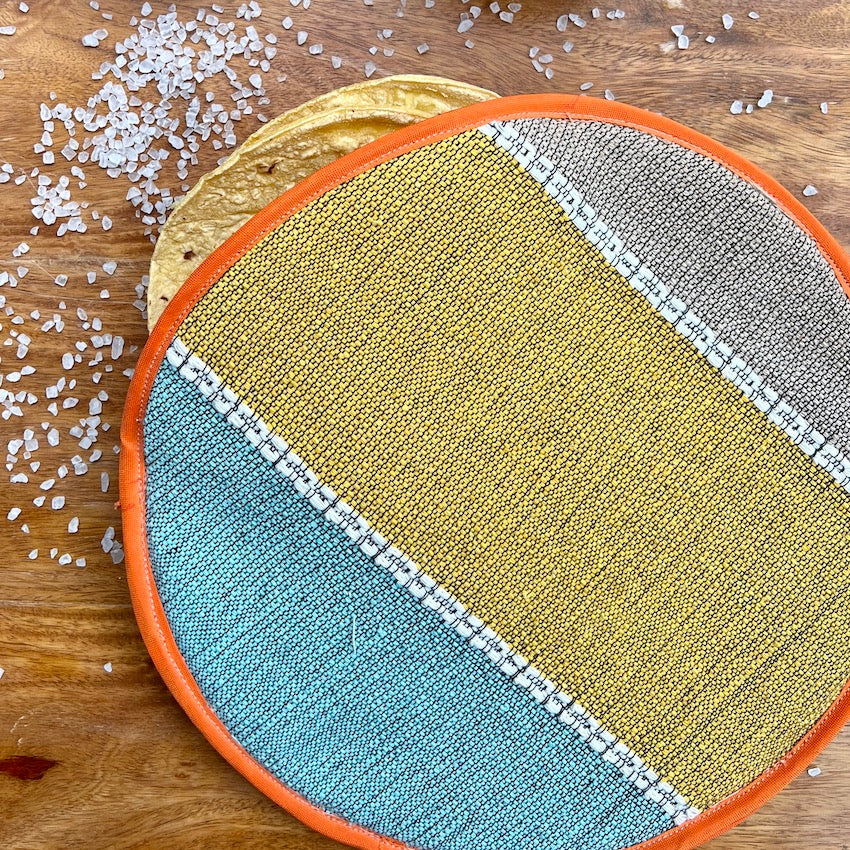 Textura Pedal Loom Woven Tortilla Warmer