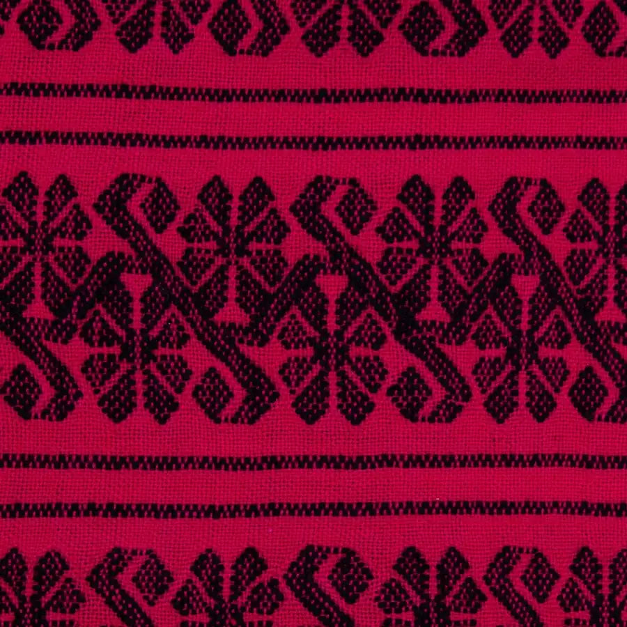 Trenzado Long Huipil de Telar Dress - 13