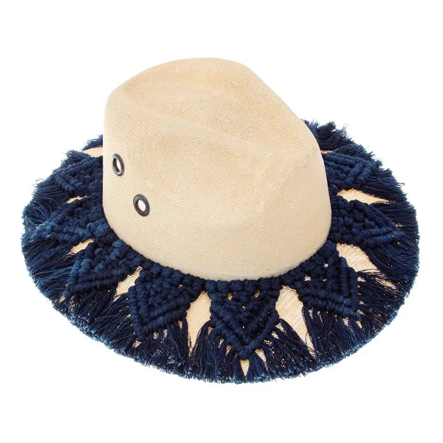 Macrame Detail Hat - 8