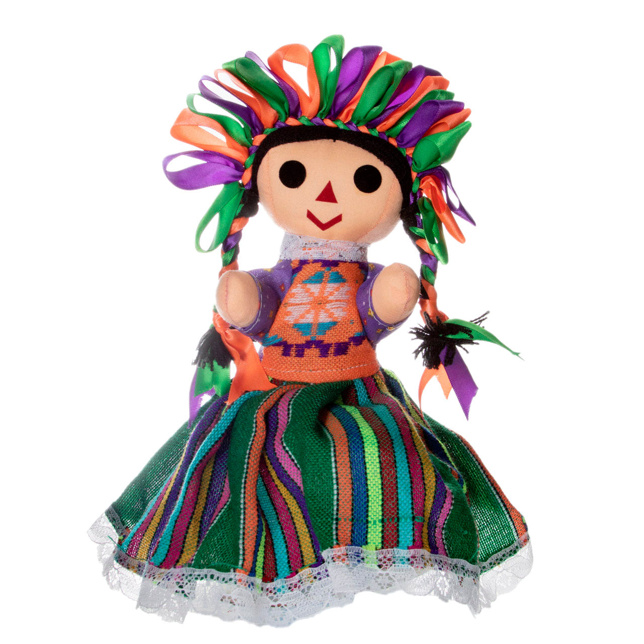 María Traditional Mexican Lelé Doll