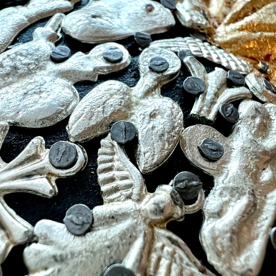 Wooden Wall Cross with Milagritos, Small