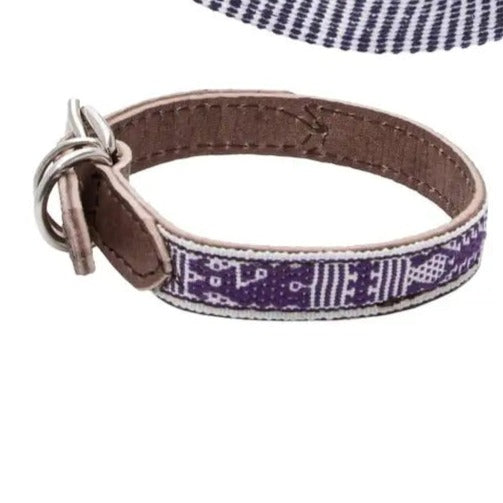 Telar Woven Zapoteca Face Mask and Dog Collar Matching Set - 5