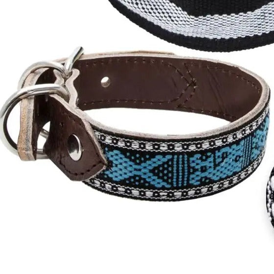 Telar Woven Zapoteca Face Mask and Dog Collar Matching Set - 3