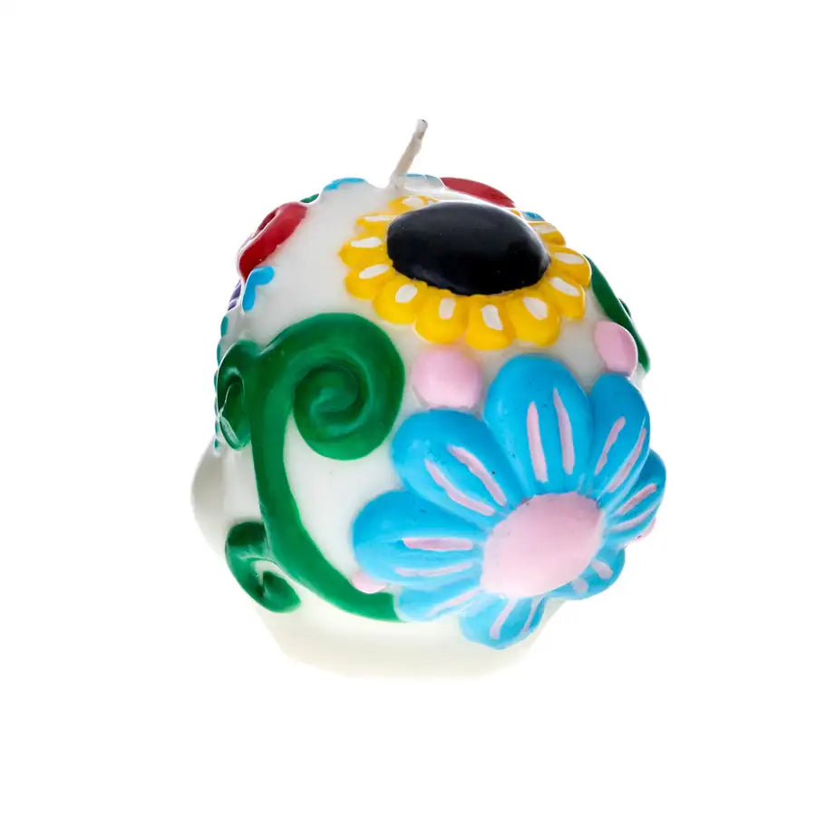 Sugar Skull Day of the Dead Candle