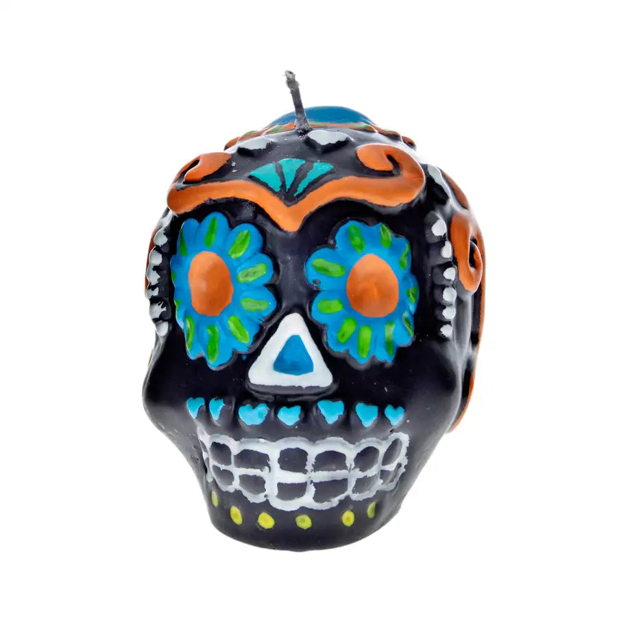 Sugar Skull Day of the Dead Candle