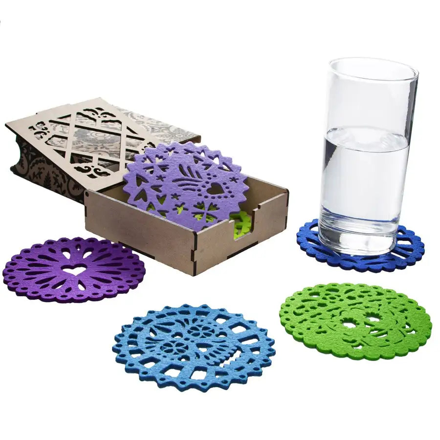 Felt "Papel Picado" Coasters - 1