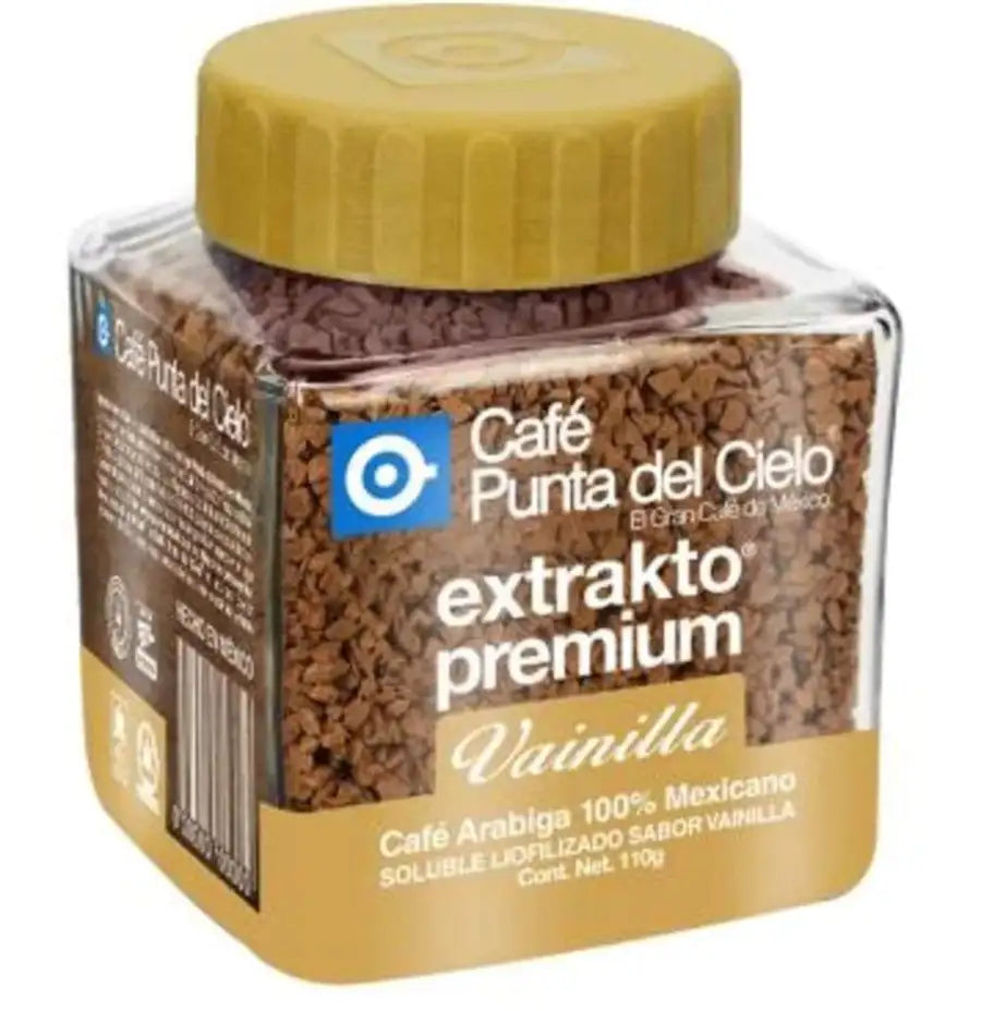 Vanilla Flavored Freeze-Dried Instant Coffee Jar