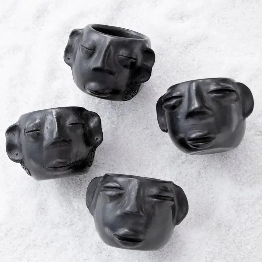 Barro Negro, Black Clay, Face Shot Glass - 3