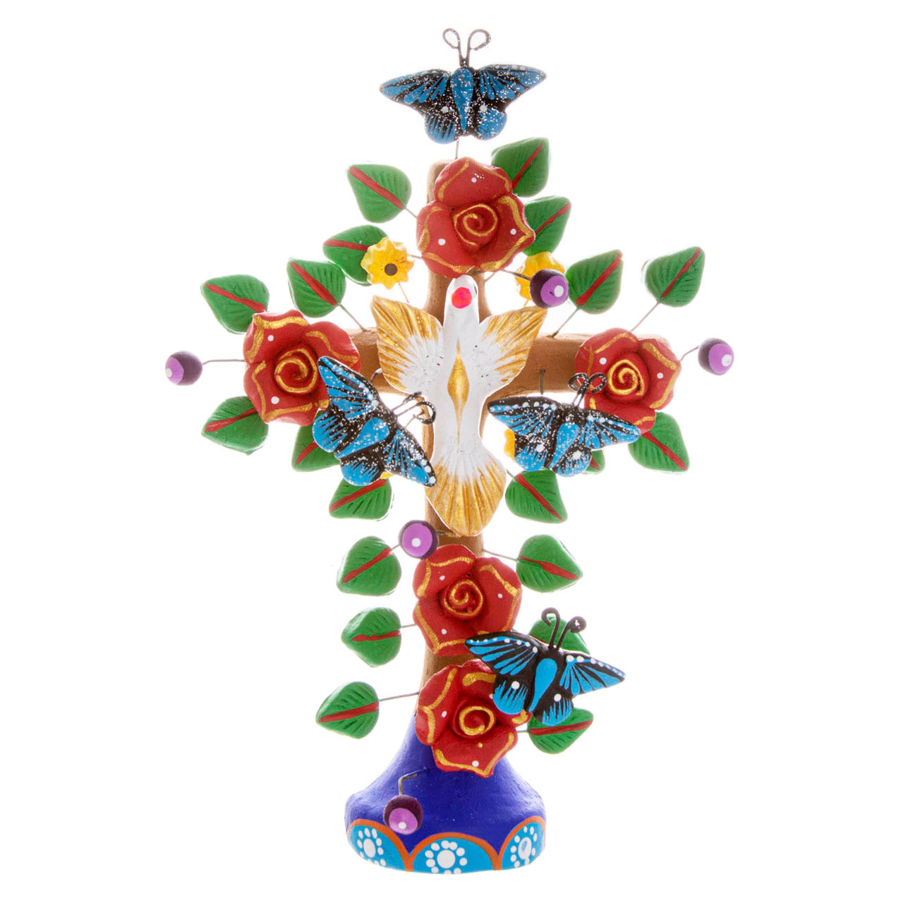 Tree of Life Clay Wall Cross