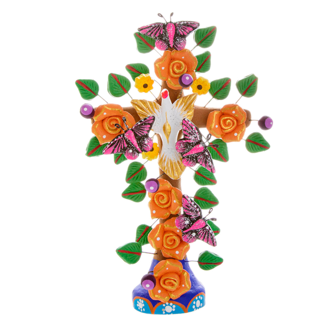 Tree of Life Clay Wall Cross