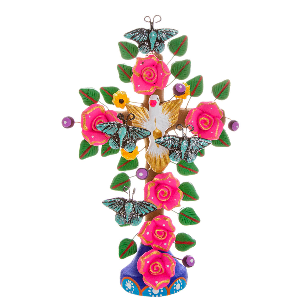 Tree of Life Clay Wall Cross