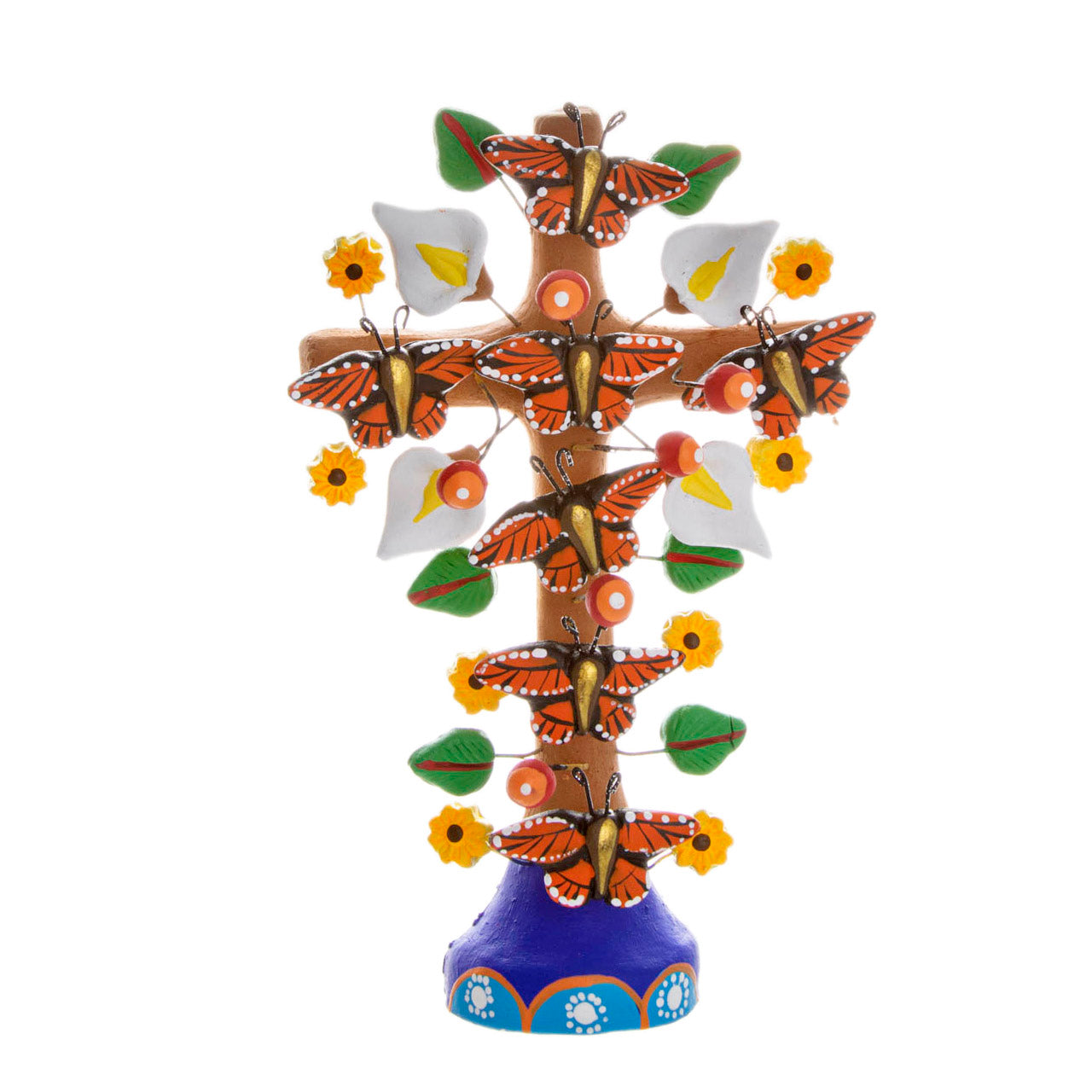 Tree of Life Clay Wall Cross