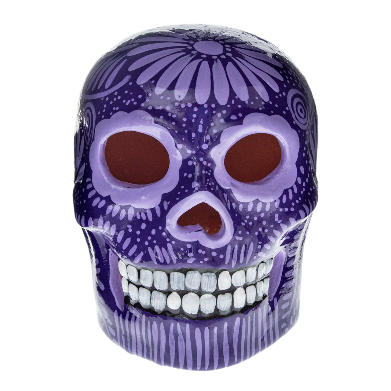 Hand Painted Clay Sugar Skull, Calaveras