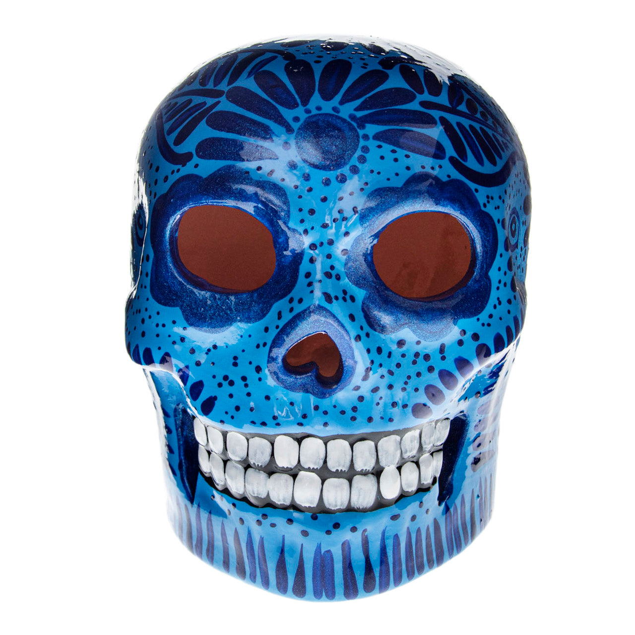 Hand Painted Clay Sugar Skull, Calaveras