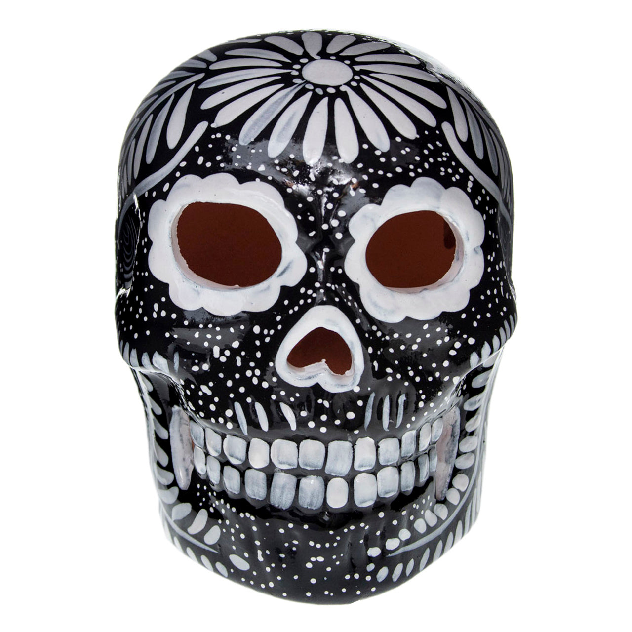 Hand Painted Clay Sugar Skull, Calaveras