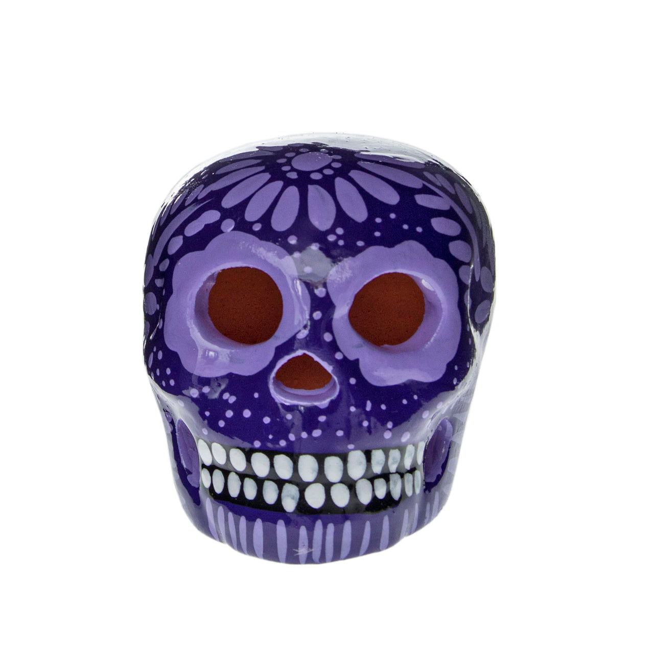 Hand Painted Clay Sugar Skull, Calaveras