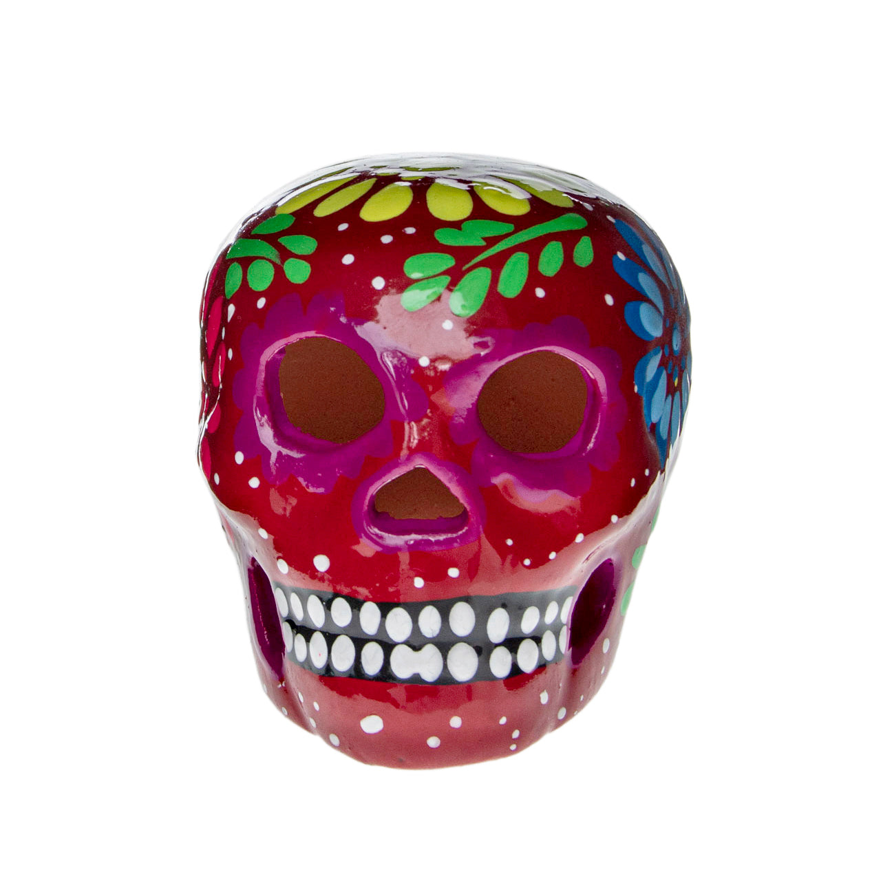 Hand Painted Clay Sugar Skull, Calaveras
