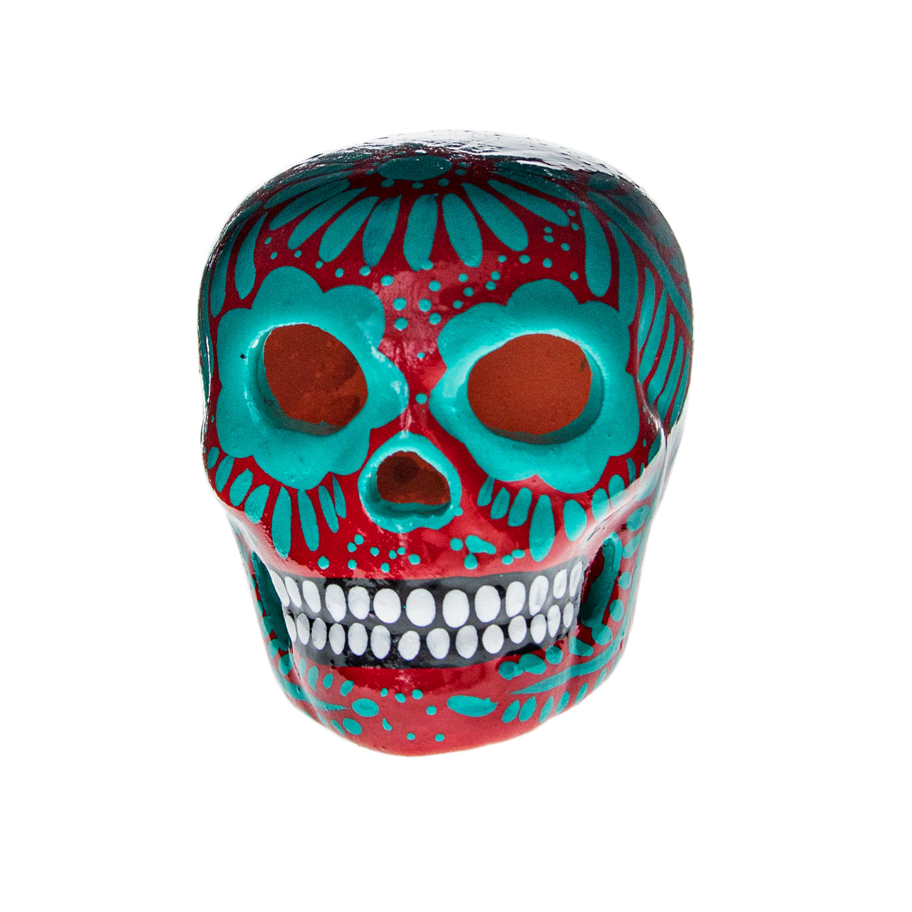 Hand Painted Clay Sugar Skull, Calaveras