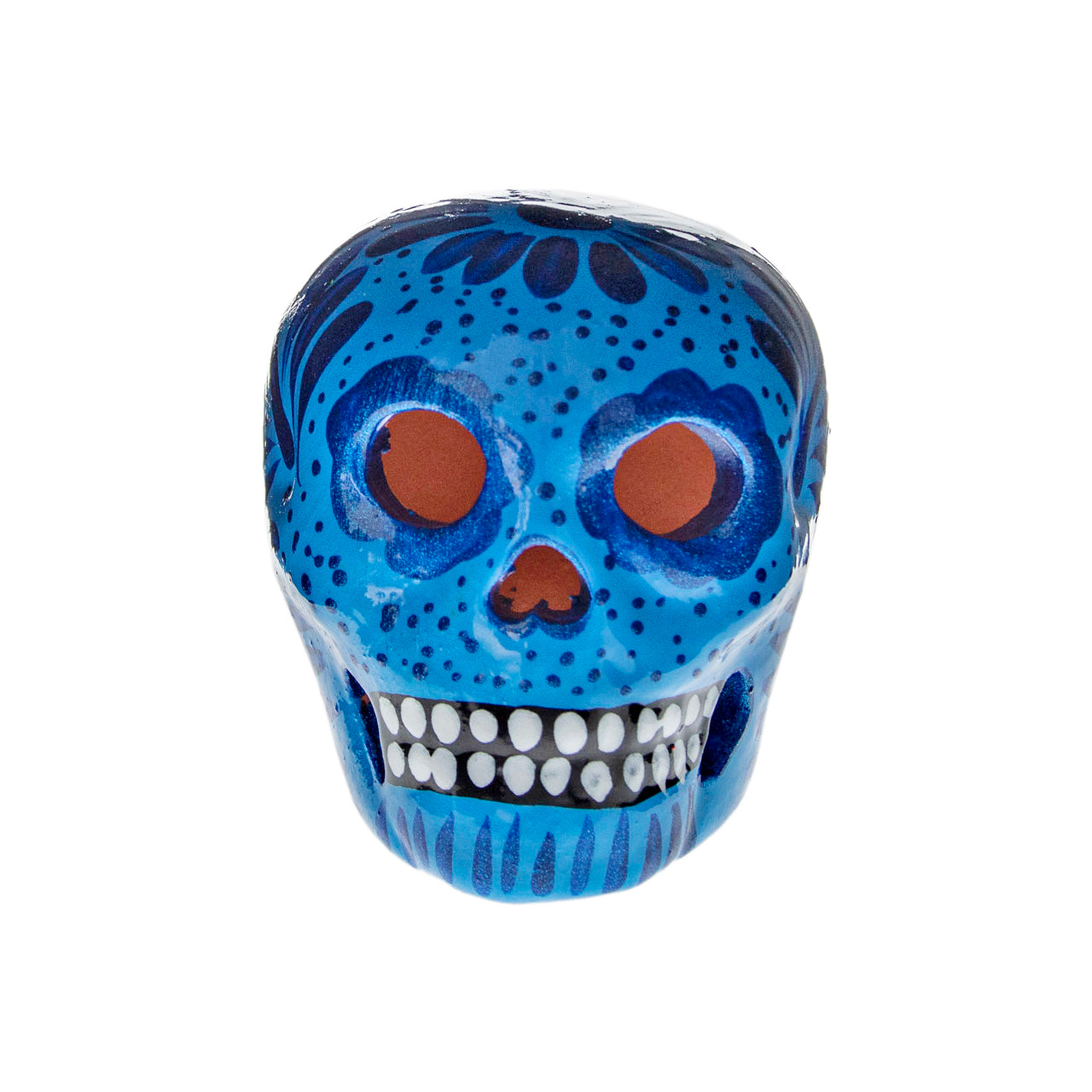 Hand Painted Clay Sugar Skull, Calaveras