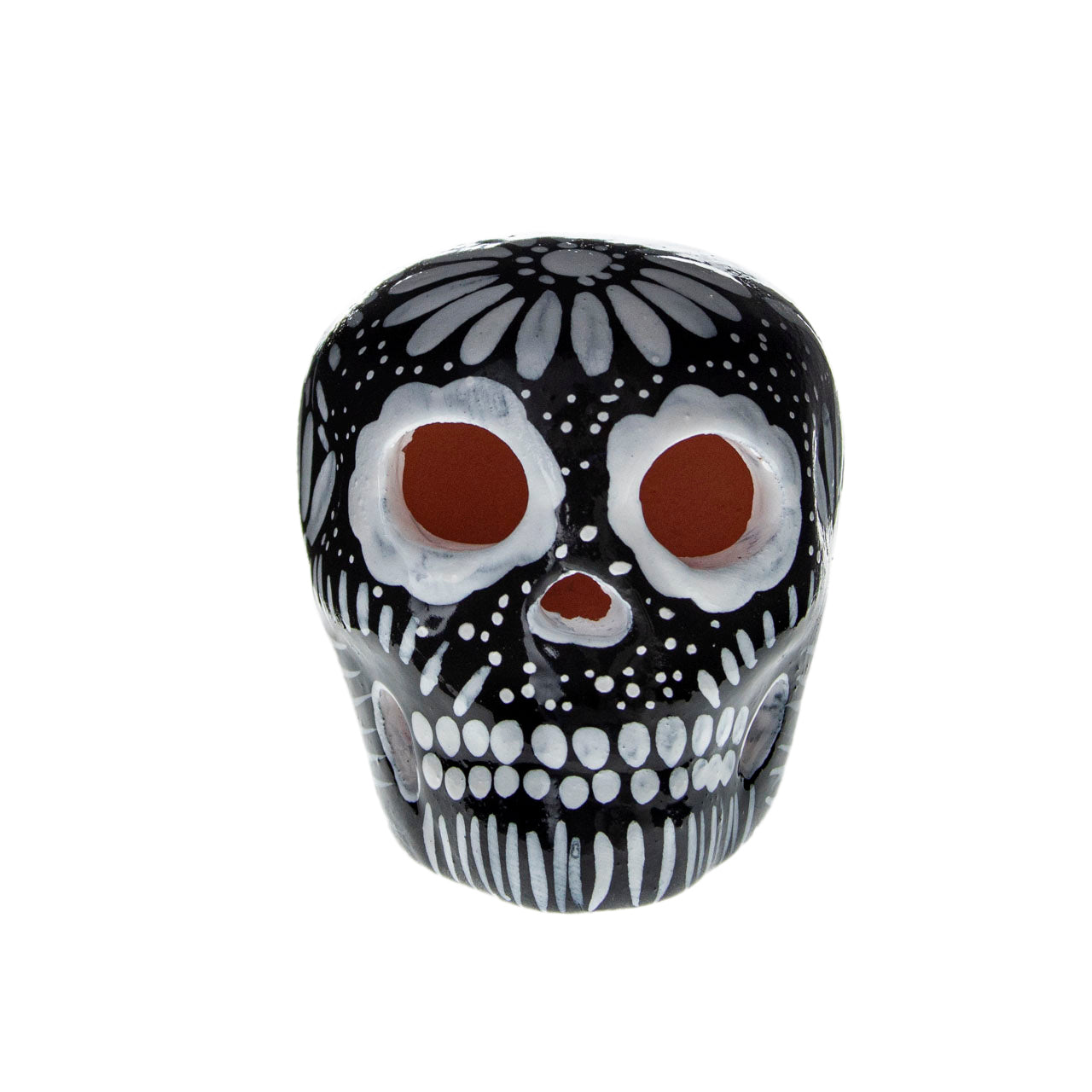 Hand Painted Clay Sugar Skull, Calaveras