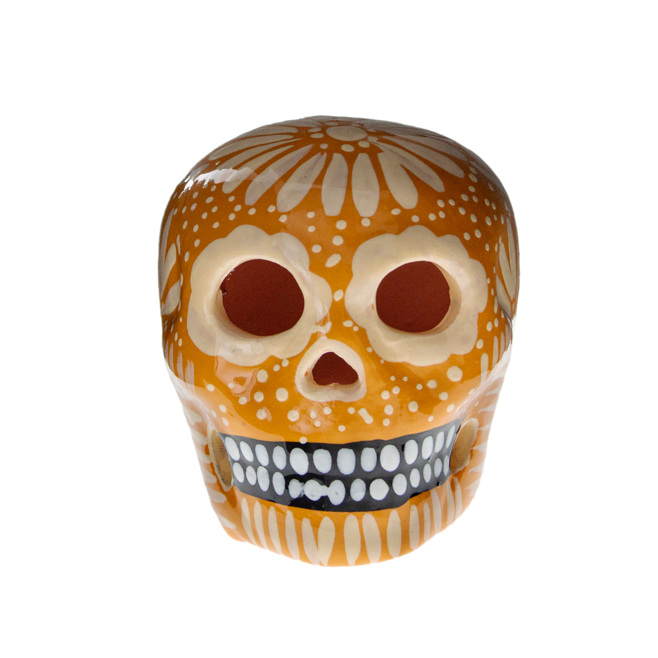 Hand Painted Clay Sugar Skull, Calaveras