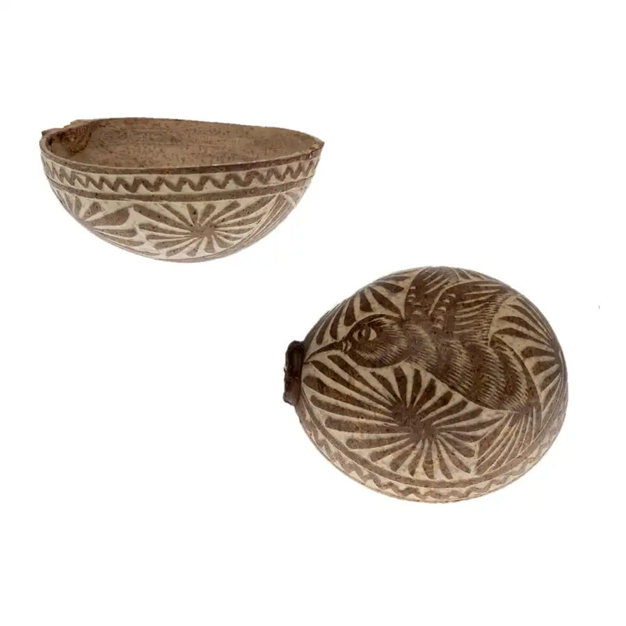 Hand-Carved Mezcal Gourd, or Jícara - 6