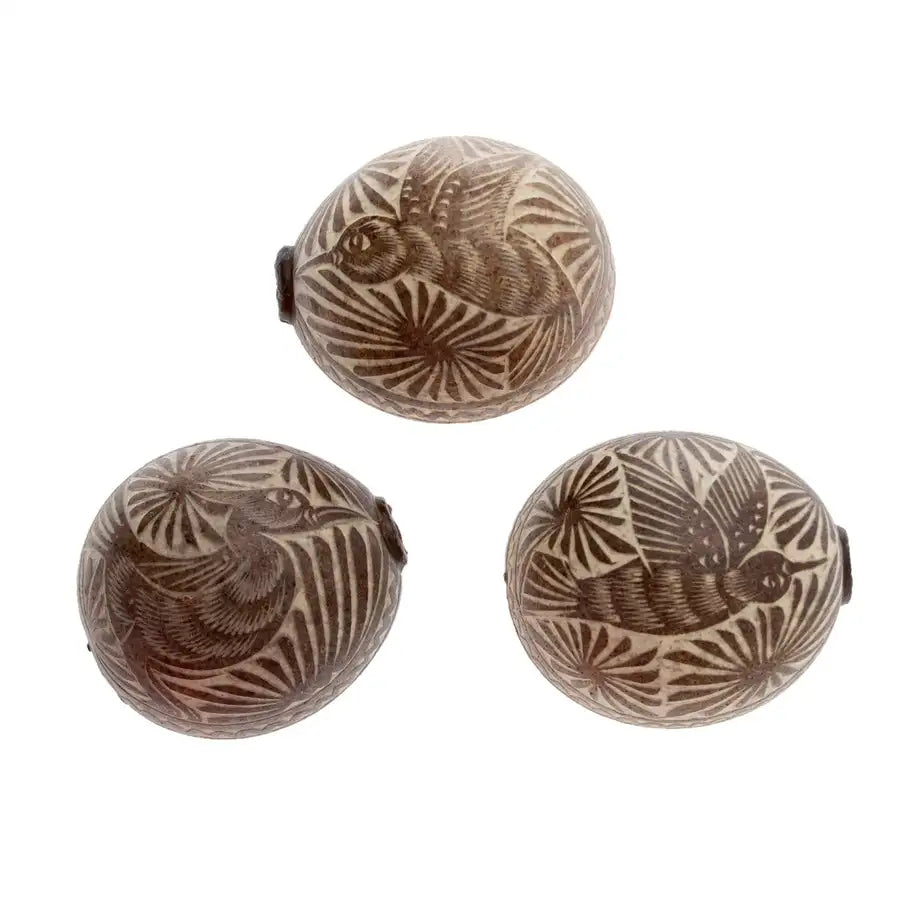 Hand-Carved Mezcal Gourd, or Jícara - 3