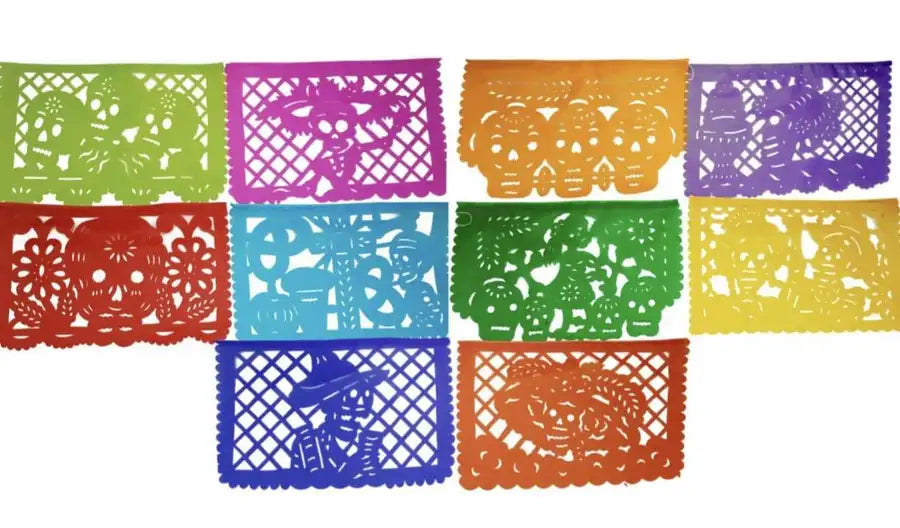 Papel Picado Traditional Banner - 12