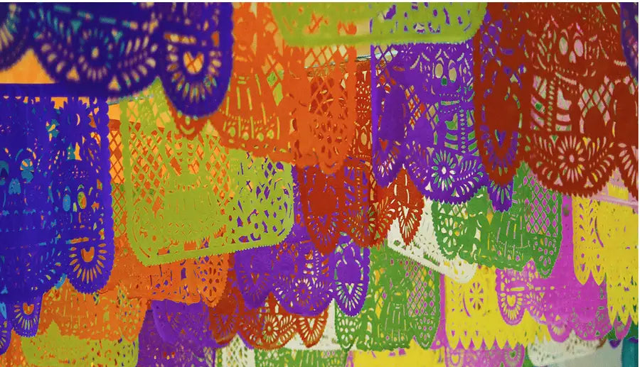 Papel Picado Traditional Banner - 1