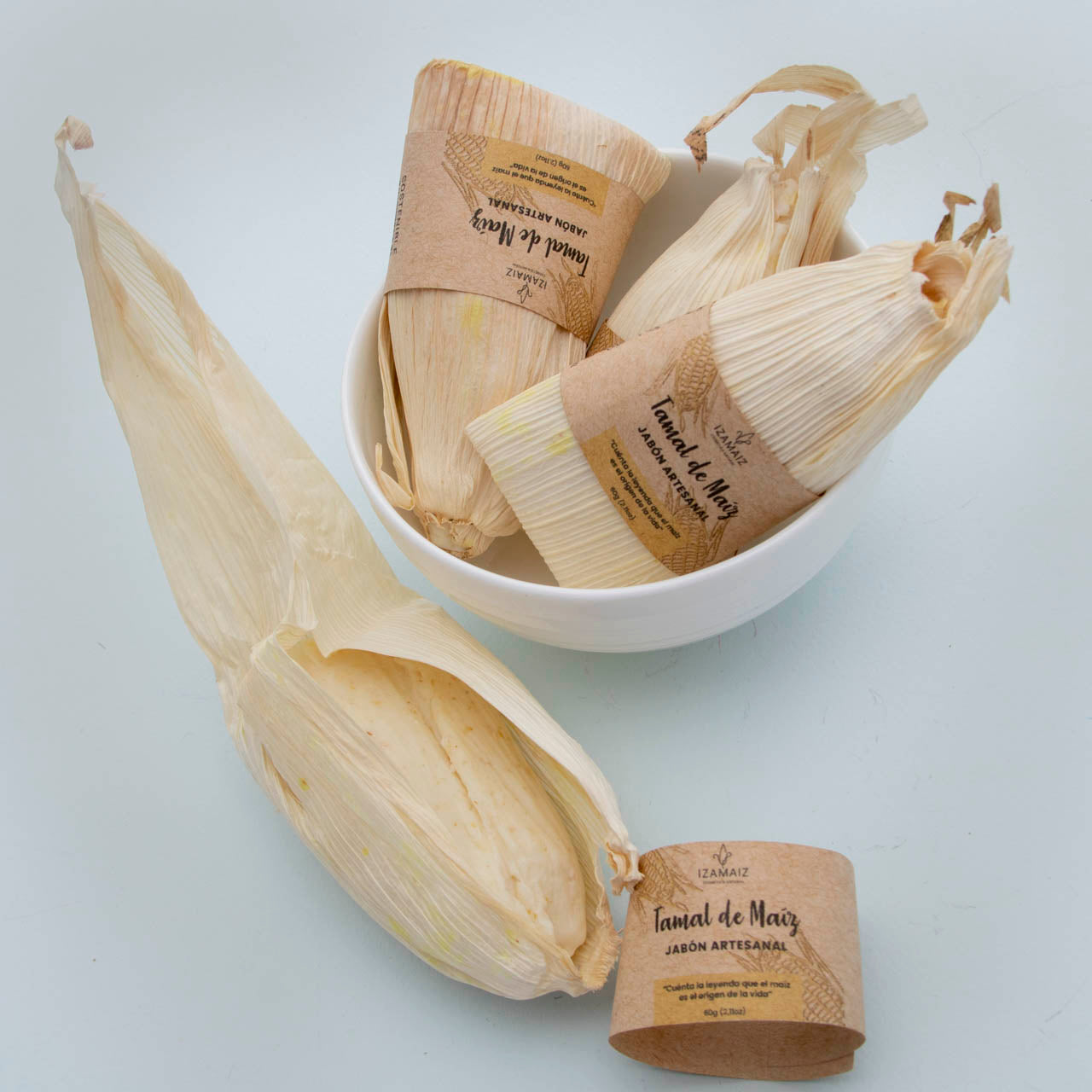 Tamal-Shaped Artisanal Soap