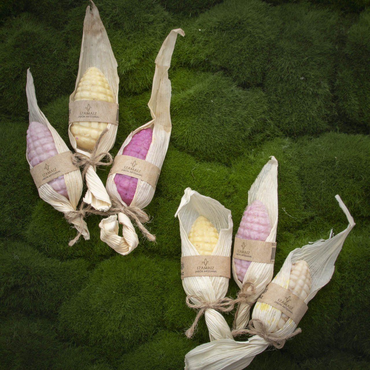 Mini Mazorca Corn-Shaped Artisanal Soap- Set of 3