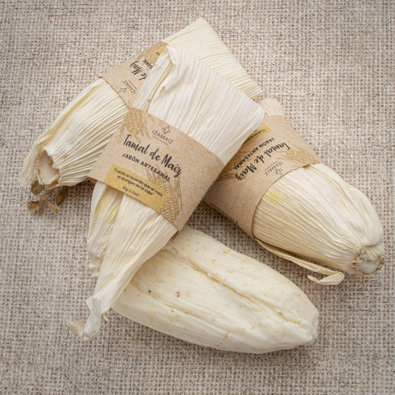Tamal-Shaped Artisanal Soap