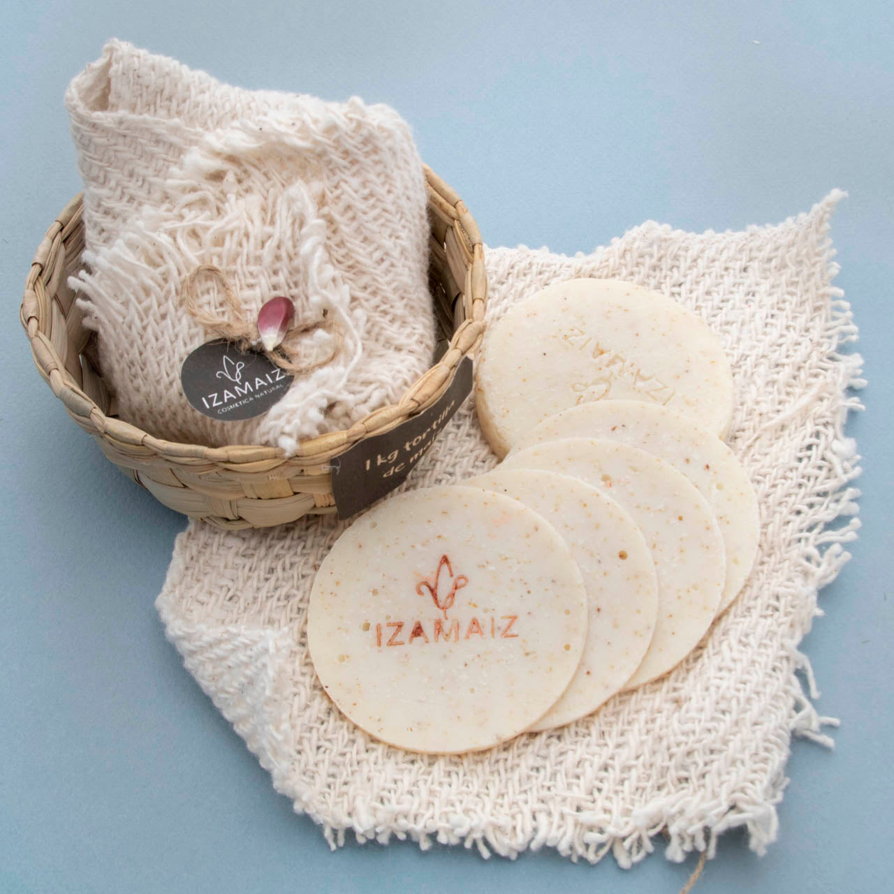 Mis Tortillas Artisanal Soap Set with Decorative Tortillero