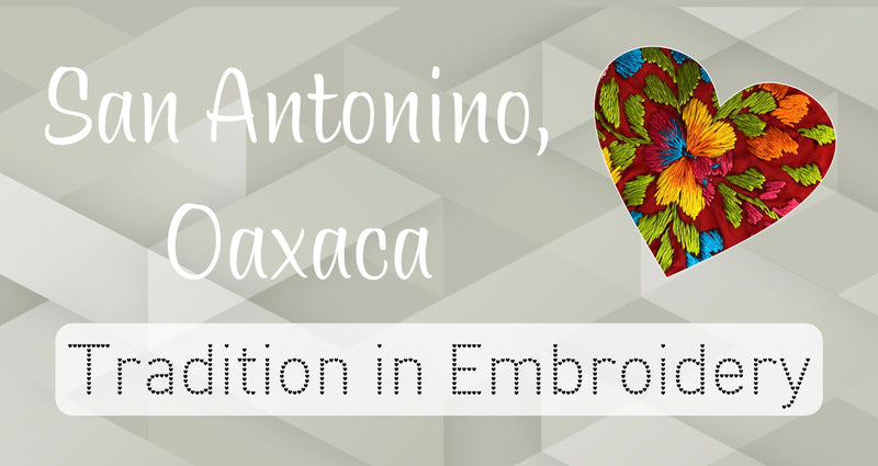 traditional San Antonino floral embroidery